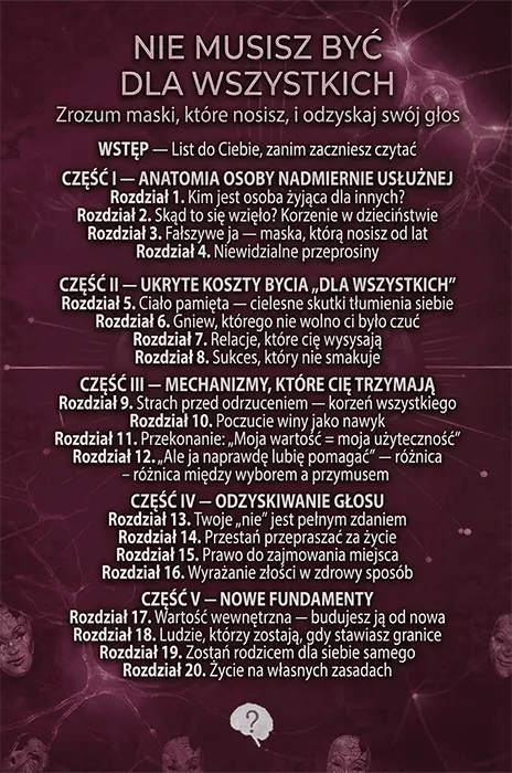 NIE MUSISZ BYĆ DLA WSZYSTKICH