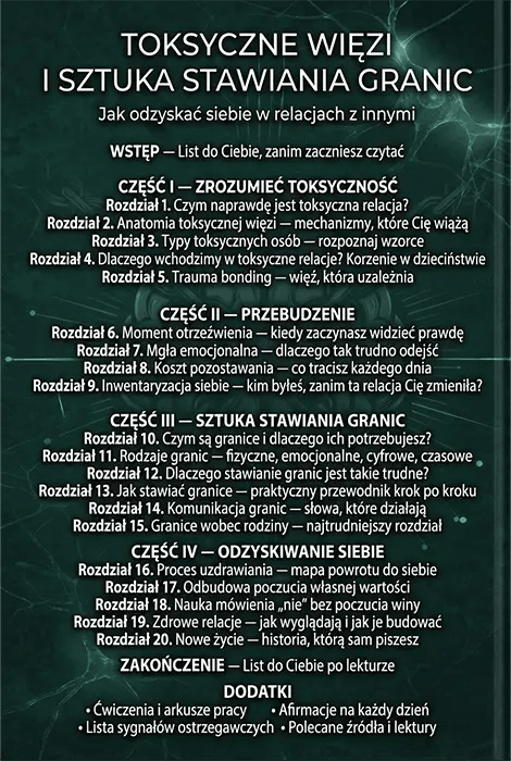 TOKSYCZNE WIĘZI I SZTUKA STAWIANIA GRANIC